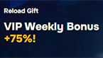 Reload Weekly VIP bonus